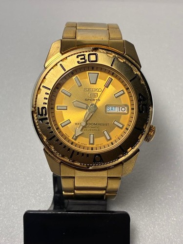 Seiko sports watch gold - sports,