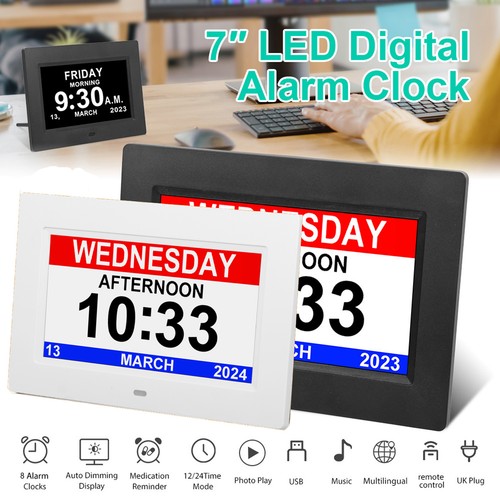 Large dementia clock - 7",