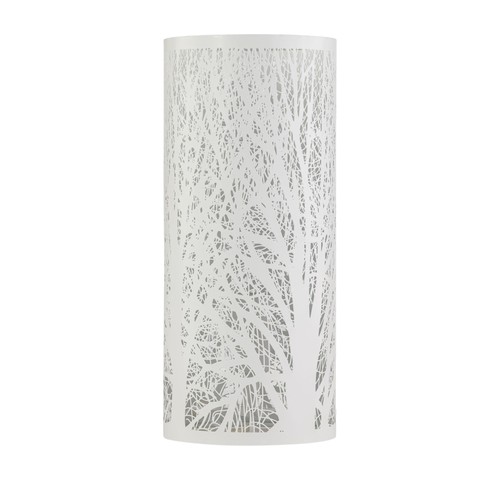 Modern white 26cm - 26cm, metal