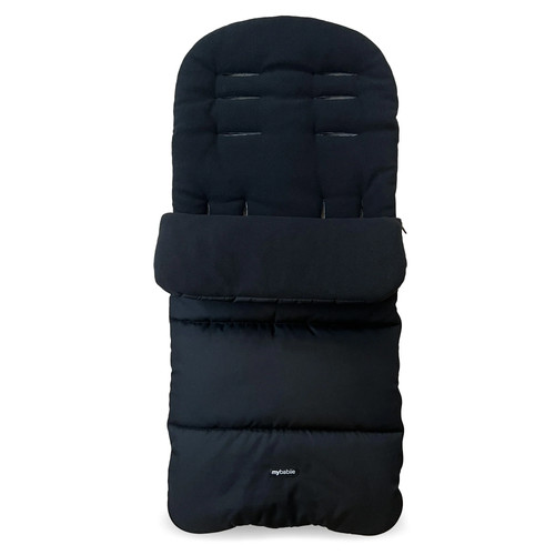 Universal footmuff black - -,