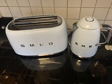 smeg BLUE kettle and 4SLICE toaster used