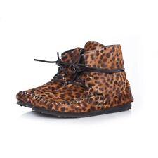 Isabel Marant Flavie Boots - Leopard Moccasins - Size 35 (UK 3)