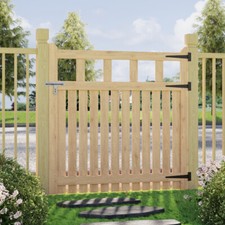 Retro Wooden Garden Gate