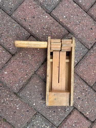 Vintage wooden double cog - wooden,