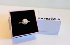 Pandora Round Halo Sparkle