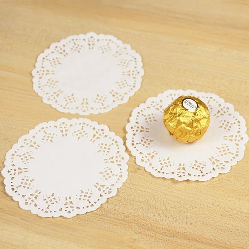 100 pcs lace doilies - 100,