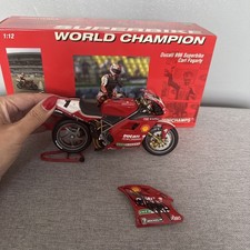 Minichamps 1/12 Scale Carl Fogarty 2000 Ducati 996 Superbike Please Read signed