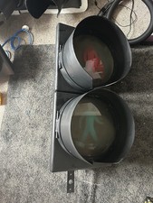 Pedestrian Traffic Lights With Mounting Brackets At Top And Bottom