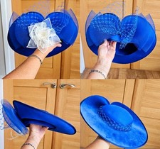 Vintage Belle Dish Special Occasion Hat Wedding Made In England Removable Clip