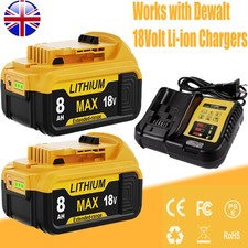 For DeWalt 18V Battery 8.0Ah