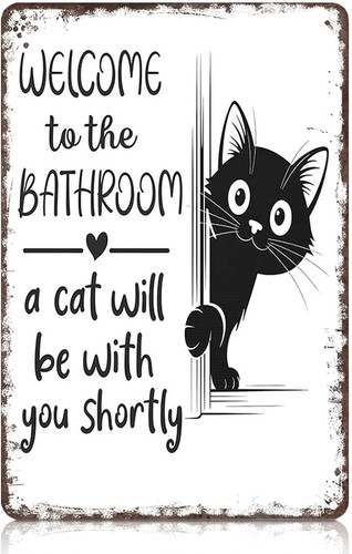 Vintage black white cat - vintage,