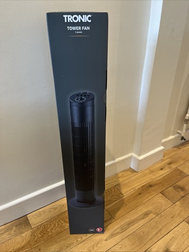 Tronic tower fan black - tower,