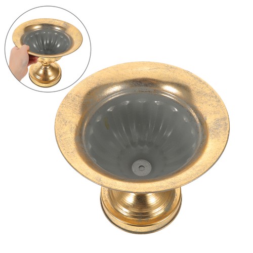 Metal urn planter h - metal,