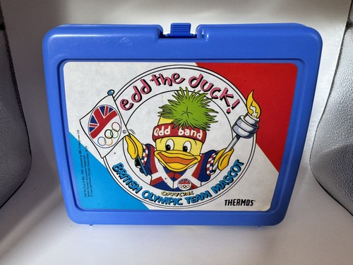 Edd the duck lunchbox blue - edd,