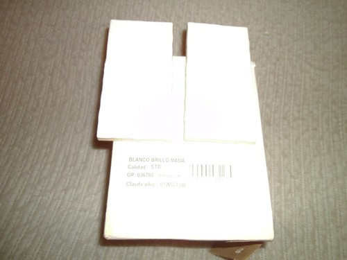 3x6 tile glossy - , white