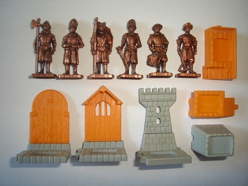 Metal figurines set - set,