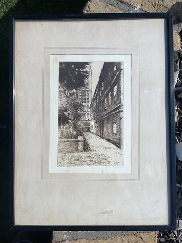 Original etching signed - etching, peter