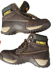 DEWALT Boots Men 8UK Industrial Work Foot Wear Brown leather Guaranteed Tough