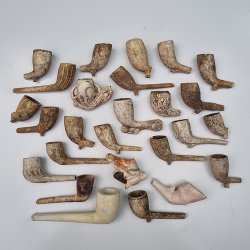 Old clay tobacco - clay, pipe