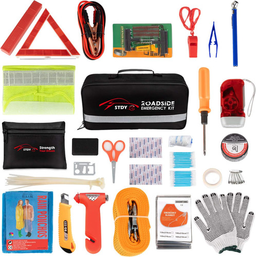 Car roadside emergency kit - car,