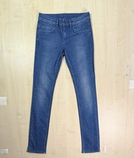 Topshop Baxter Blue Low Waist