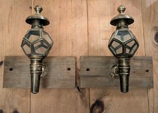 Pair of Vintage-Style Brass