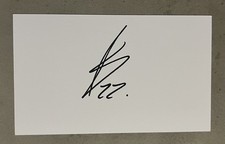 Eli Junior Kroupi Hand Signed AFC Bournemouth 5x3 White Index Card - France -  