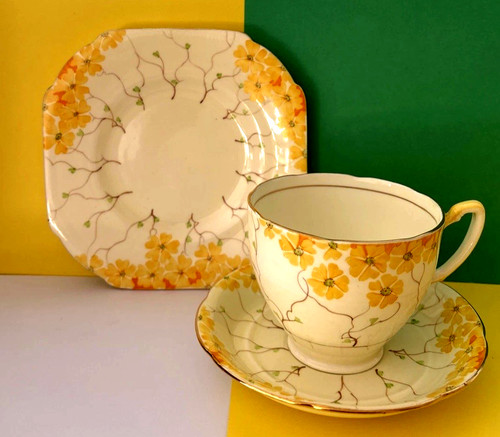 Art deco vintage grafton china - deco,vintage,
