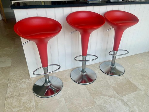 Magis bombo bar stools red - bar, stools,