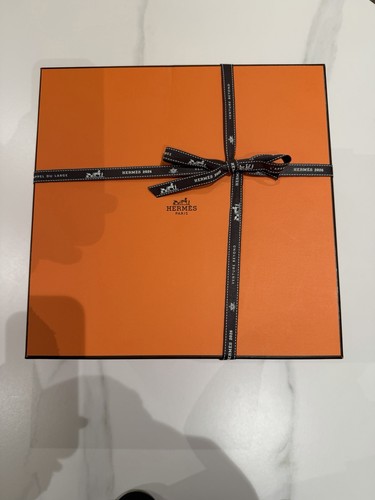 Hermès orange empty box - hermès,