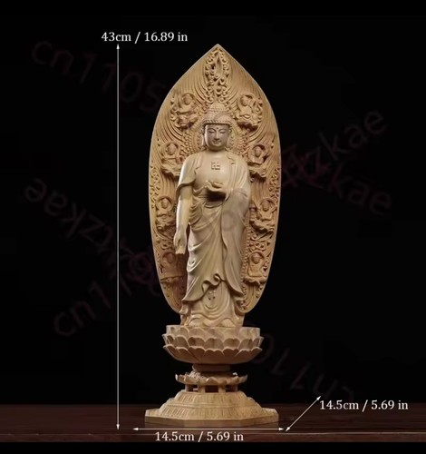 Wooden pharmacist large buddha - wooden,