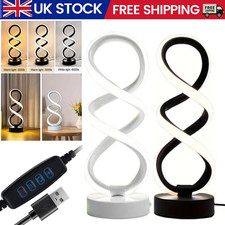 Modern LED Table Lamp Spiral