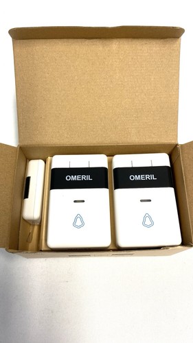 New white omeril door bell - white,