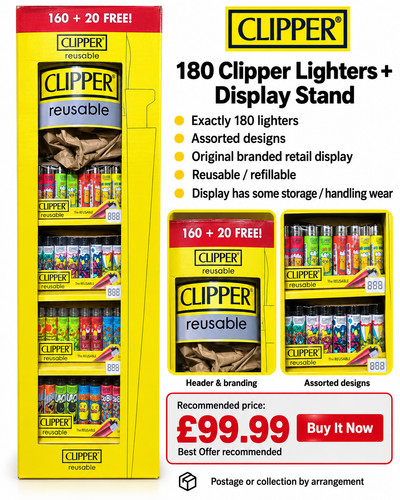 180 clipper lighters with shop - clipper,