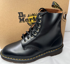 DR MARTENS 1460 PASCAL BOOTS BLACK UK SIZE 10 EU 45 VINTAGE SMOOTH 27712001