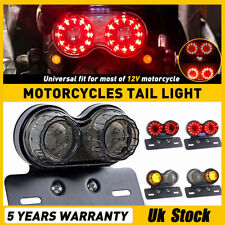 Motorcycle LED Brake Tail Light 4in1 Rear Lamp Dirt Bike ATV Motorbike Universal