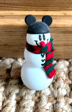 Disney Parks Snowman with Mickey Mouse Ears Christmas Foam Car Aerial Topper