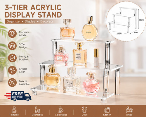 Clear acrylic display - clear,