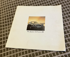 JAGUAR XJ SERIES III LF Car Sales Brochure c1979
