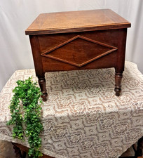 Antique  Commode In Mahogany  Wood