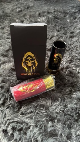 Shotgun shot glasses red - glasses.,