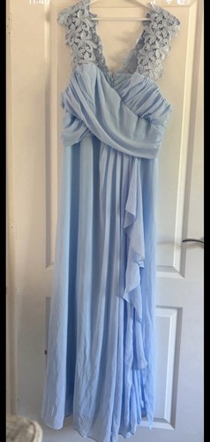 Baby blue bridesmaid - baby, dress