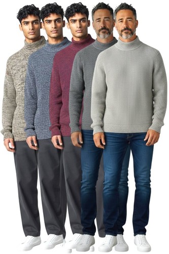 Mens turtle mog neck sweater - mens,