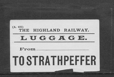 HIGHLAND RAILWAY (HR) Luggage