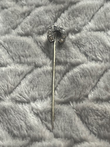 Victorian horseshoe stickpin - victorian,