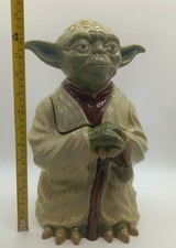 Large 1/2 Scale Rare Yoda Character Cookie Jar Star Wars Collectors Edition