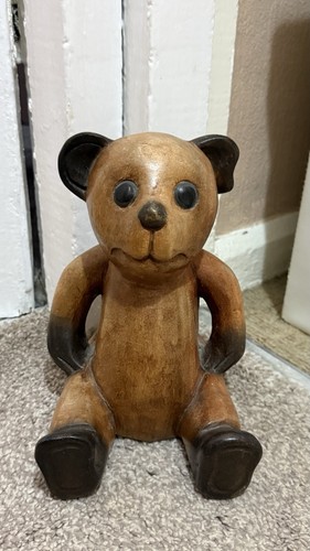 Vintage hand carved - , wooden