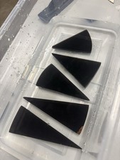 (5) Large Arrow Head Obsidian