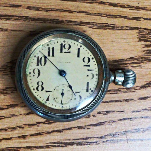 Waltham open face pocket watch - waltham,