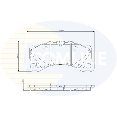 Brake pads for porsche - pads,